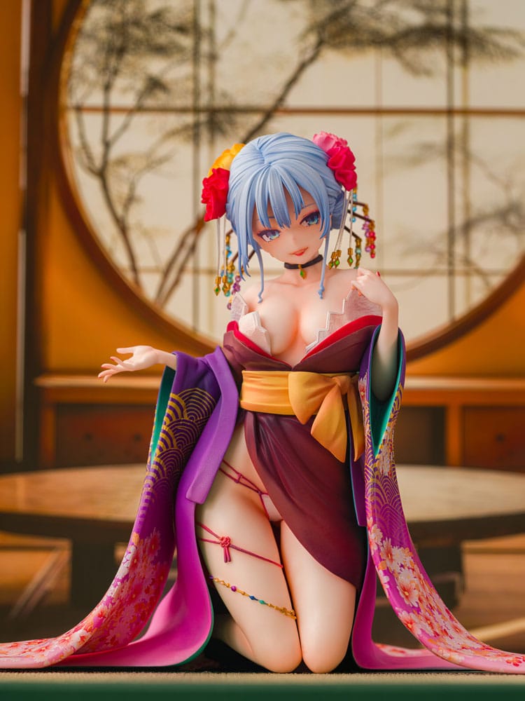 Original Character Statue 1/7 Shujuu Ecstasy Shion Oiran Ver. (Wholesome Ver.) 15 cm Image 18