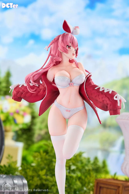 Rosuuri Original Character PVC Statue 1/7 White Rabbit Rosu Swimsuit Ver. 25 cm Image 4