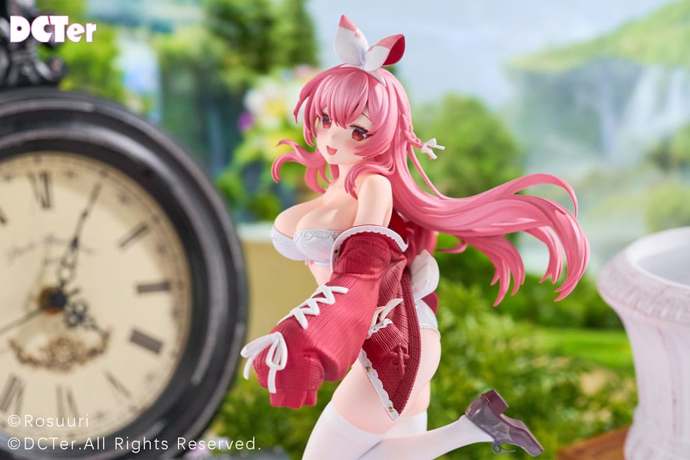 Rosuuri Original Character PVC Statue 1/7 White Rabbit Rosu Swimsuit Ver. 25 cm Image 5