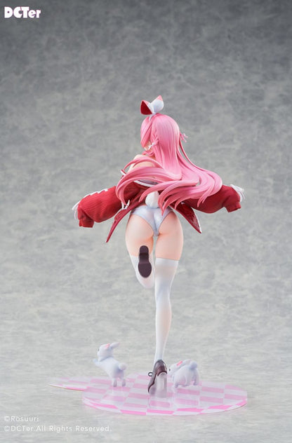 Rosuuri Original Character PVC Statue 1/7 White Rabbit Rosu Swimsuit Ver. 25 cm Image 6