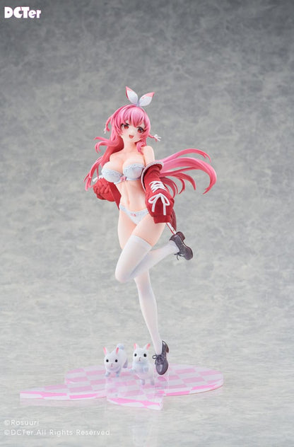 Rosuuri Original Character PVC Statue 1/7 White Rabbit Rosu Swimsuit Ver. 25 cm Image 7