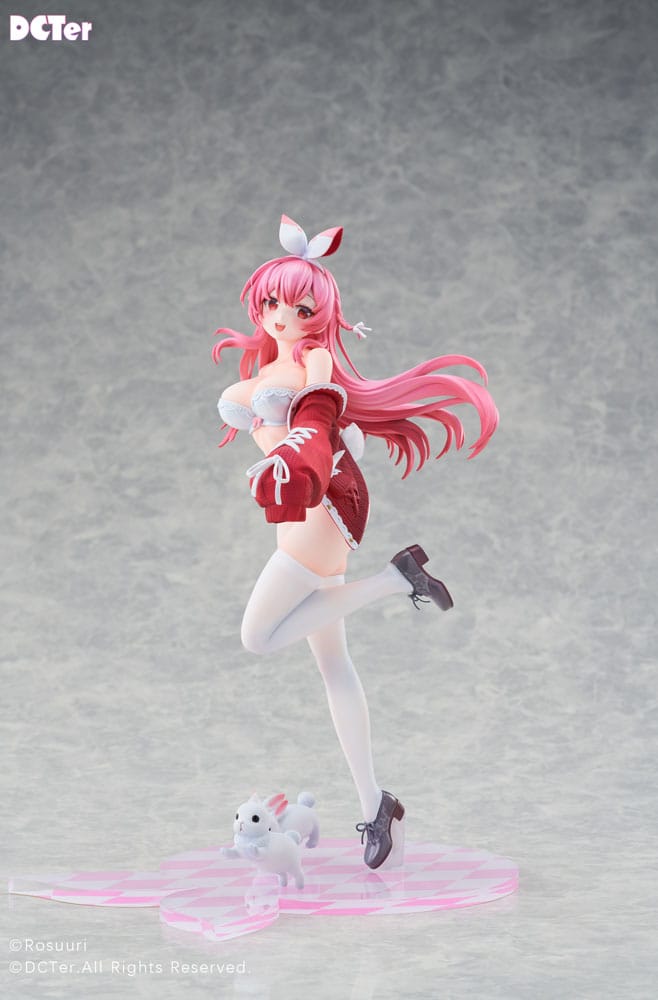 Rosuuri Original Character PVC Statue 1/7 White Rabbit Rosu Swimsuit Ver. 25 cm Image 8