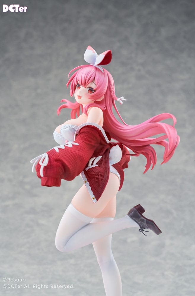 Rosuuri Original Character PVC Statue 1/7 White Rabbit Rosu Swimsuit Ver. 25 cm Image 9
