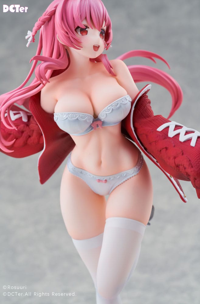 Rosuuri Original Character PVC Statue 1/7 White Rabbit Rosu Swimsuit Ver. 25 cm Image 10