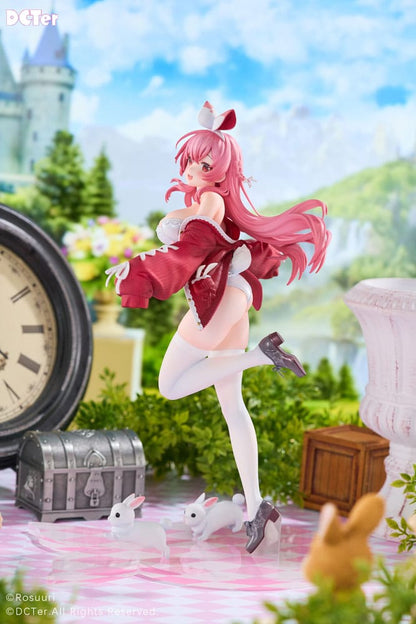 Rosuuri Original Character PVC Statue 1/7 White Rabbit Rosu Swimsuit Ver. 25 cm Image 12