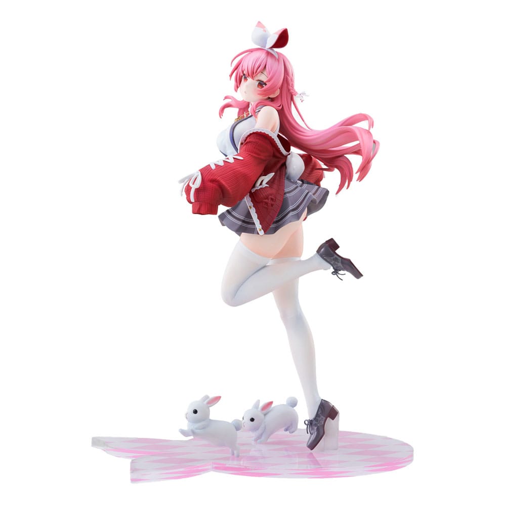 Rosuuri Original Character PVC Statue 1/7 White Rabbit Rosu Casual Clothes Ver. 25 cm Image 1