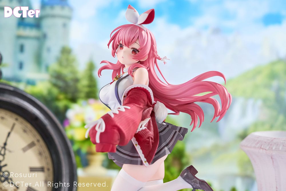 Rosuuri Original Character PVC Statue 1/7 White Rabbit Rosu Casual Clothes Ver. 25 cm Image 3