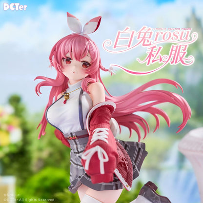 Rosuuri Original Character PVC Statue 1/7 White Rabbit Rosu Casual Clothes Ver. 25 cm Image 6