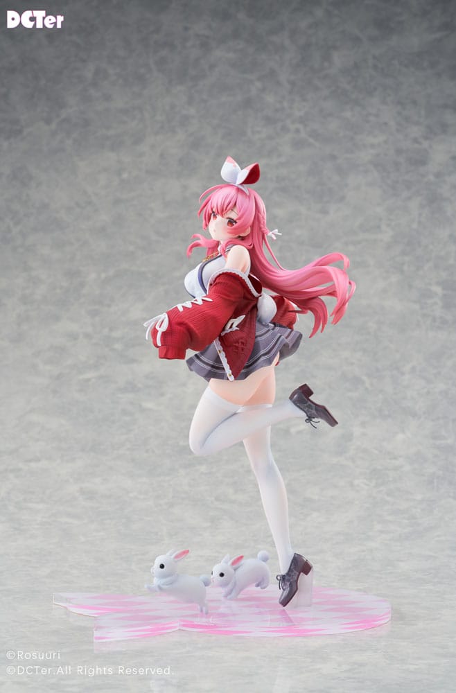 Rosuuri Original Character PVC Statue 1/7 White Rabbit Rosu Casual Clothes Ver. 25 cm Image 7