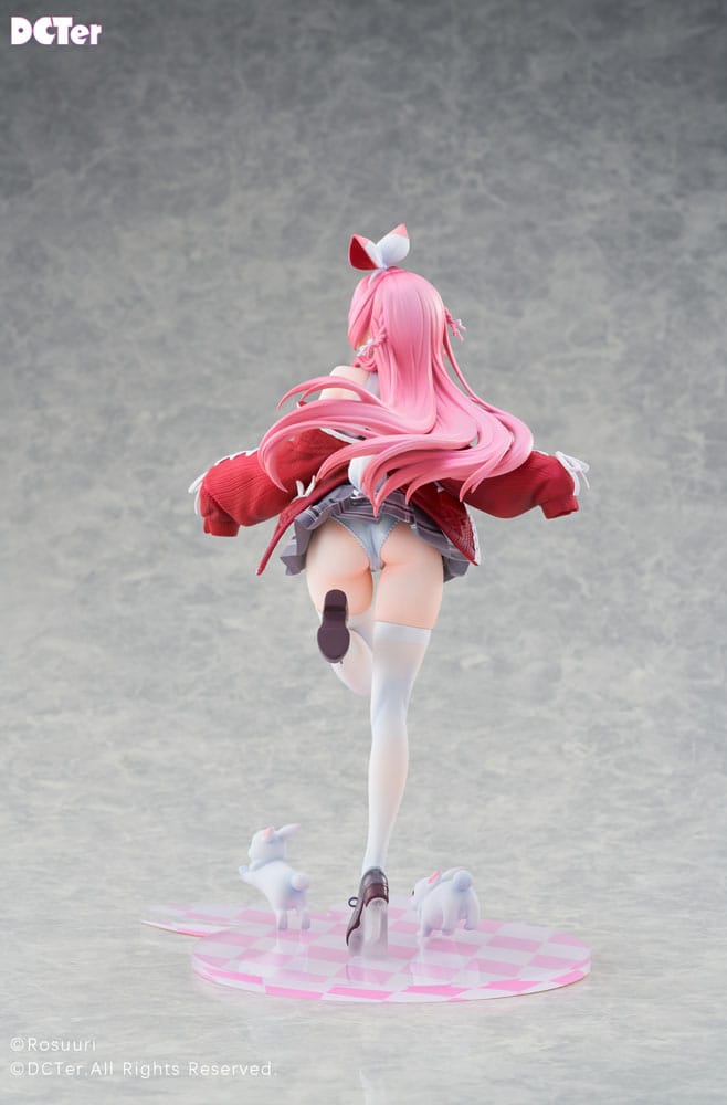 Rosuuri Original Character PVC Statue 1/7 White Rabbit Rosu Casual Clothes Ver. 25 cm Image 8
