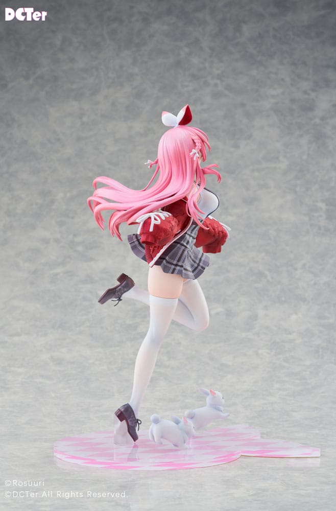 Rosuuri Original Character PVC Statue 1/7 White Rabbit Rosu Casual Clothes Ver. 25 cm Image 9