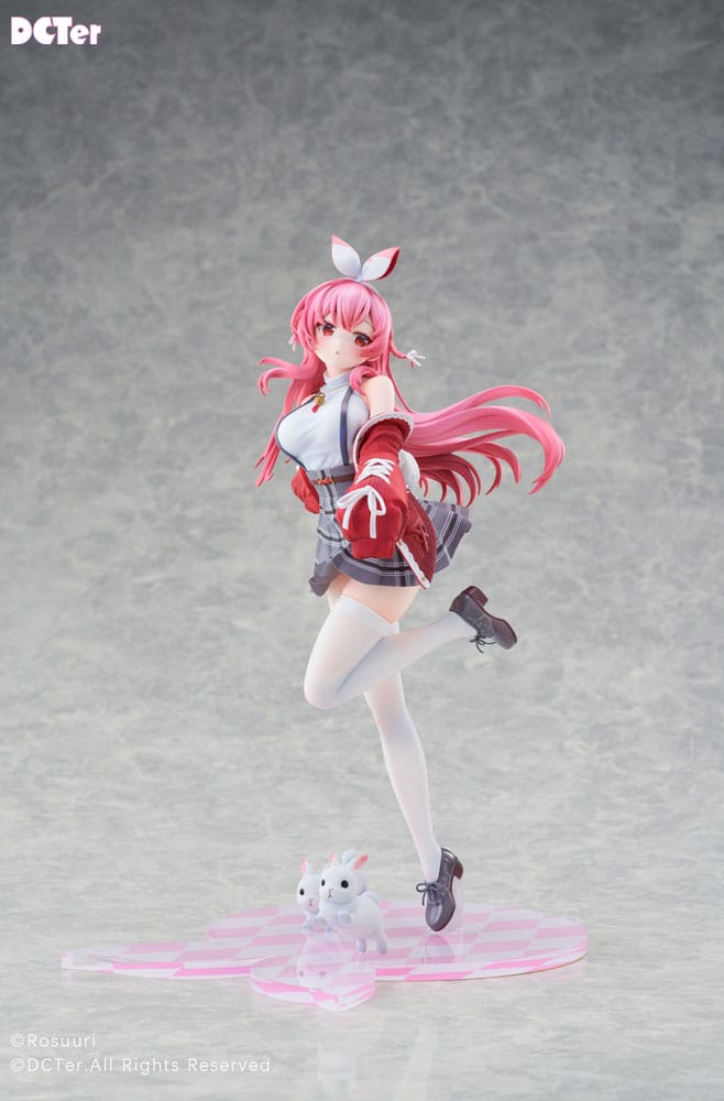Rosuuri Original Character PVC Statue 1/7 White Rabbit Rosu Casual Clothes Ver. 25 cm Image 10