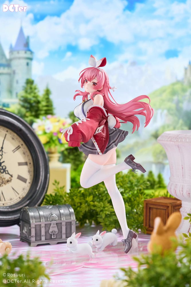 Rosuuri Original Character PVC Statue 1/7 White Rabbit Rosu Casual Clothes Ver. 25 cm Image 12