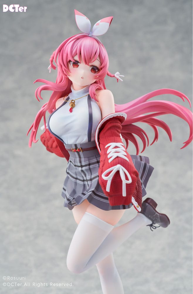 Rosuuri Original Character PVC Statue 1/7 White Rabbit Rosu Casual Clothes Ver. 25 cm Image 13