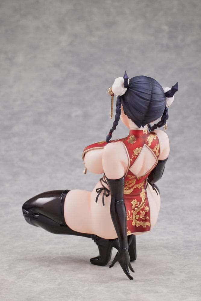 Original Character Statue 1/6 Dragon Chinese Dress Sugata no Ane no Tomodachi Illustrated by Daiki Kase 17 cm Image 22