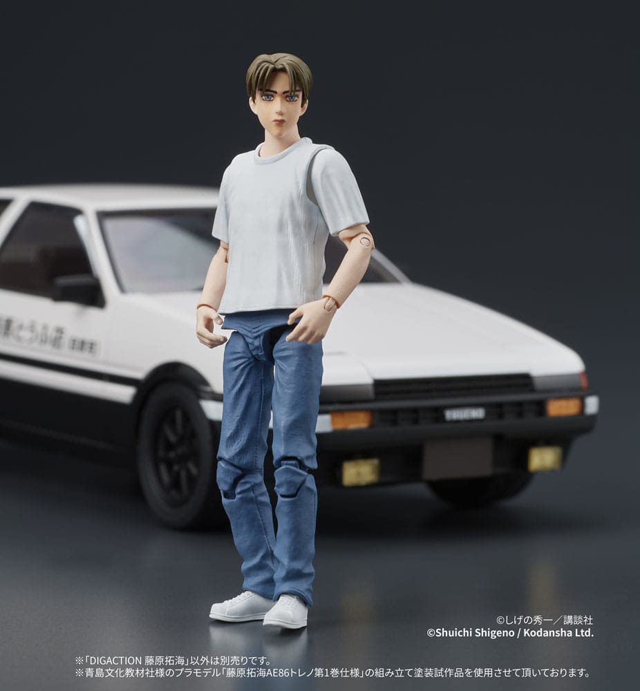 Initial D Digaction Actionfigur Takumi Fujiwara 7 cm Image 9
