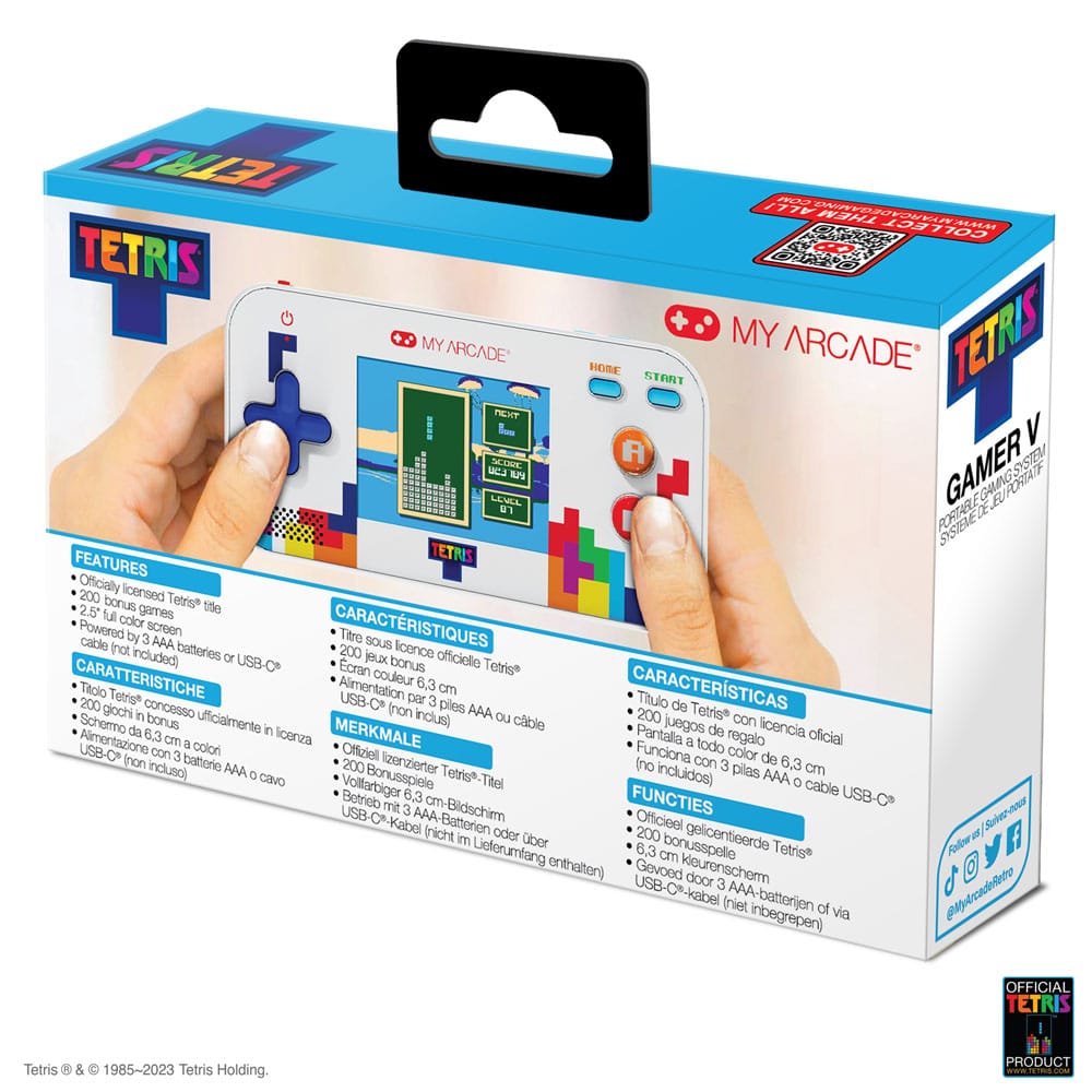 Tetris tragbare Video Spielkonsole Gamer V Image 11
