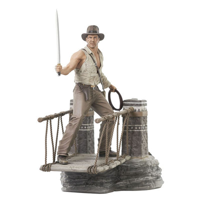Indiana Jones und der Tempel des Todes Deluxe Gallery PVC Statue Rope Bridge 28 cm Image 1