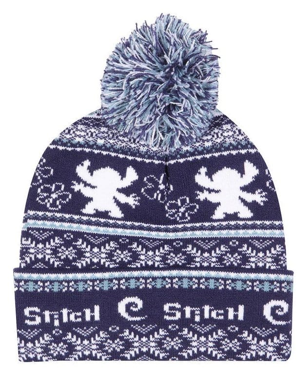 Lilo & Stitch Pom-Pom Beanie Fair Isle Image