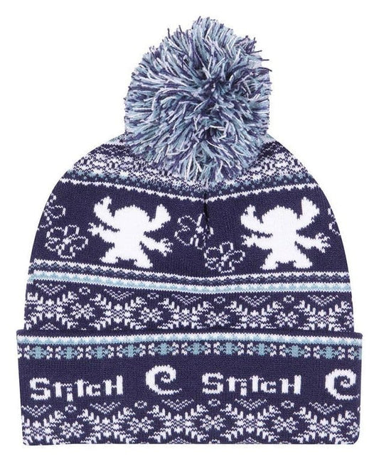 Lilo & Stitch Pom-Pom Beanie Fair Isle Image