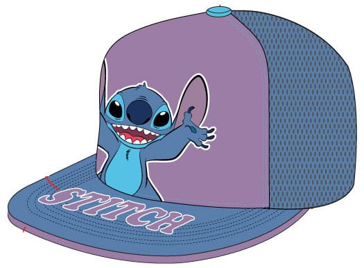 Lilo & Stitch Baseball Cap Stitch Standing Image 1