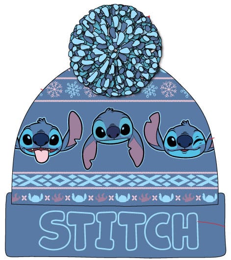 Lilo & Stitch Pom-Pom Beanie Dark Blue Image