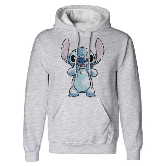 Lilo & Stitch Kapuzenpullover Hands On Face Sketched   Größe L Image