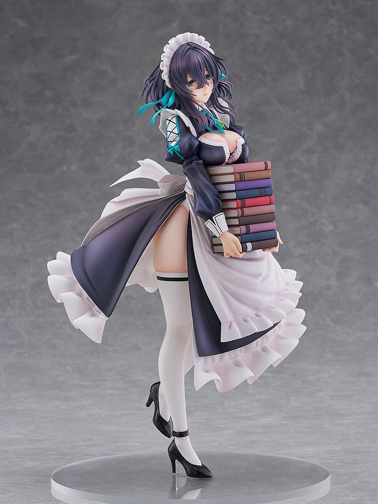 Original Illustration PVC Statue 1/6 Maid Maison Hanikami Kanojo Hikage Chigami Illustration by Piromizu 28 cm Image 2