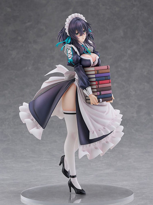 Original Illustration PVC Statue 1/6 Maid Maison Hanikami Kanojo Hikage Chigami Illustration by Piromizu 28 cm Image 2