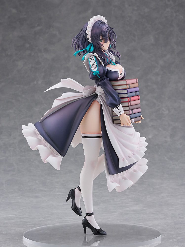 Original Illustration PVC Statue 1/6 Maid Maison Hanikami Kanojo Hikage Chigami Illustration by Piromizu 28 cm Image 3