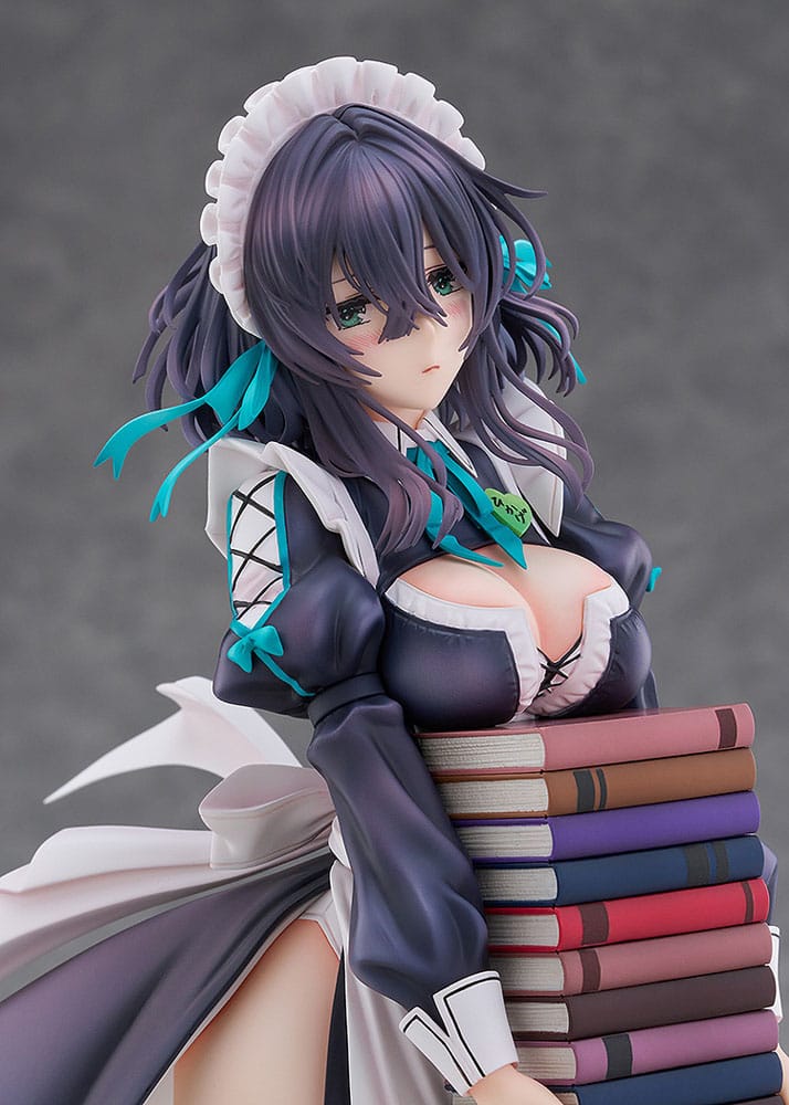 Original Illustration PVC Statue 1/6 Maid Maison Hanikami Kanojo Hikage Chigami Illustration by Piromizu 28 cm Image 4