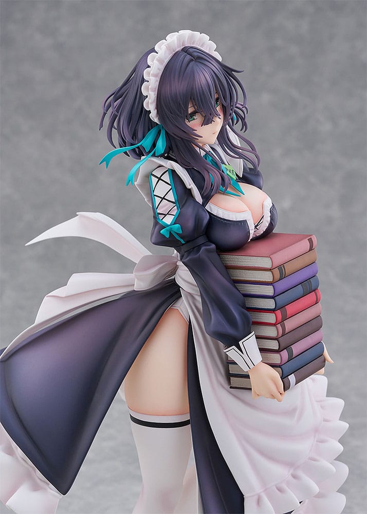 Original Illustration PVC Statue 1/6 Maid Maison Hanikami Kanojo Hikage Chigami Illustration by Piromizu 28 cm Image 5