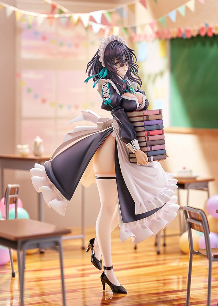 Original Illustration PVC Statue 1/6 Maid Maison Hanikami Kanojo Hikage Chigami Illustration by Piromizu 28 cm Image 6