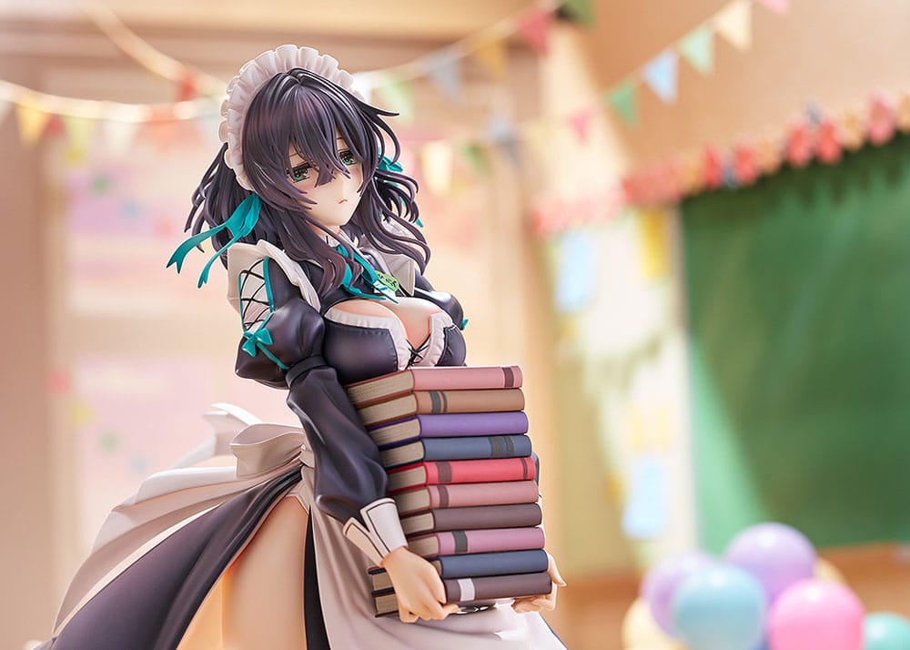 Original Illustration PVC Statue 1/6 Maid Maison Hanikami Kanojo Hikage Chigami Illustration by Piromizu 28 cm Image 7