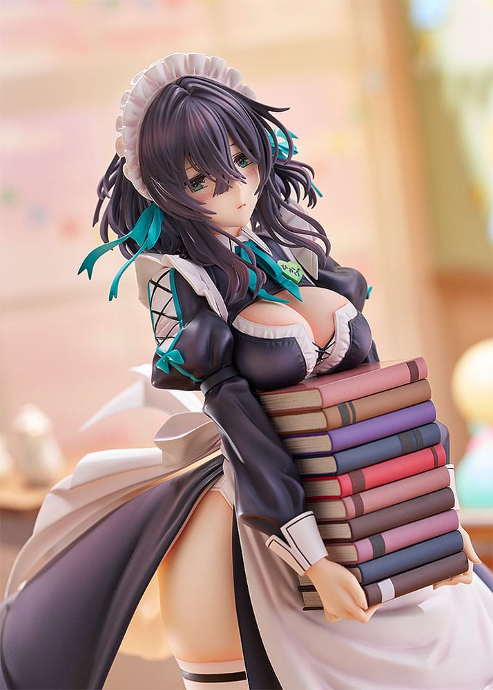 Original Illustration PVC Statue 1/6 Maid Maison Hanikami Kanojo Hikage Chigami Illustration by Piromizu 28 cm Image 8