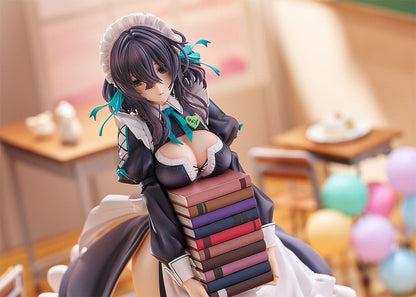 Original Illustration PVC Statue 1/6 Maid Maison Hanikami Kanojo Hikage Chigami Illustration by Piromizu 28 cm Image 9
