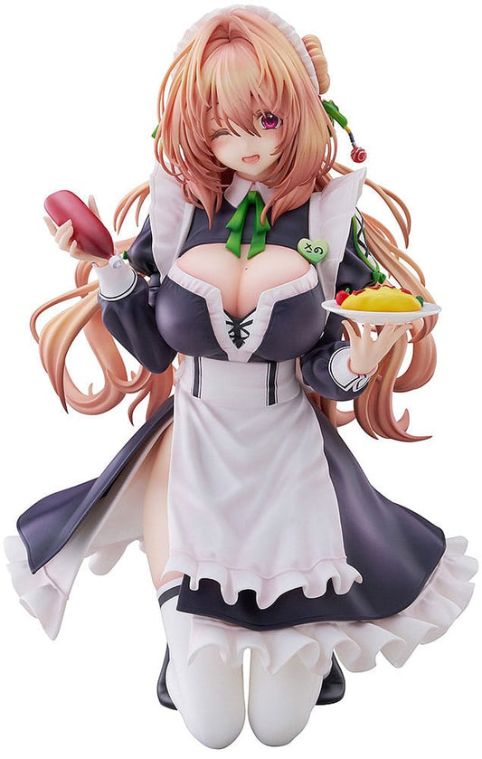 Hanikami Kanojo PVC Statue 1/6 Maid Maison Hanikami Kanojo Sano Hiiragi 20 cm Image 1