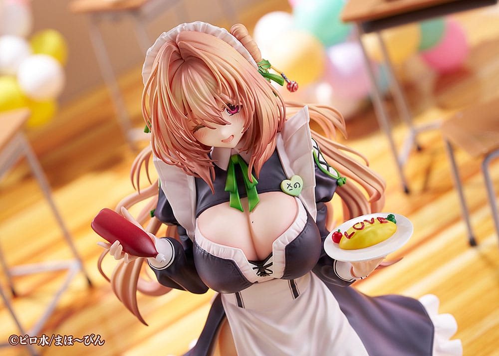 Hanikami Kanojo PVC Statue 1/6 Maid Maison Hanikami Kanojo Sano Hiiragi 20 cm Image 7