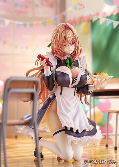Hanikami Kanojo PVC Statue 1/6 Maid Maison Hanikami Kanojo Sano Hiiragi 20 cm Image 9