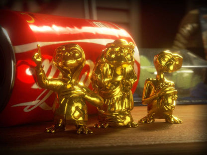E.T. Der Außerirdische Collector's Set Minifiguren 3er-Pack Golden Edition 5 cm Image 2