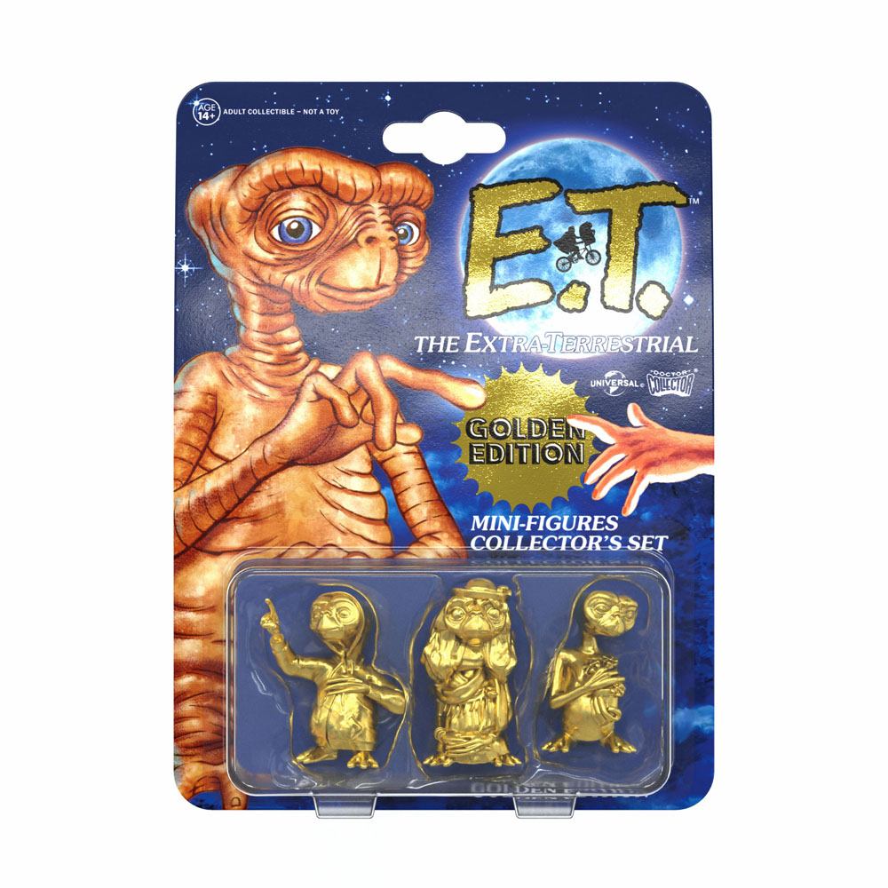 E.T. Der Außerirdische Collector's Set Minifiguren 3er-Pack Golden Edition 5 cm Image 3