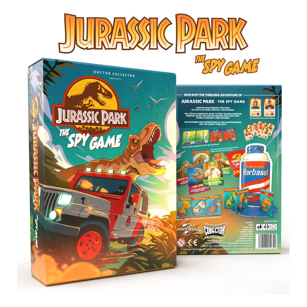 Jurassic Park Brettspiel The Spy Game *Englische Version* Image 1