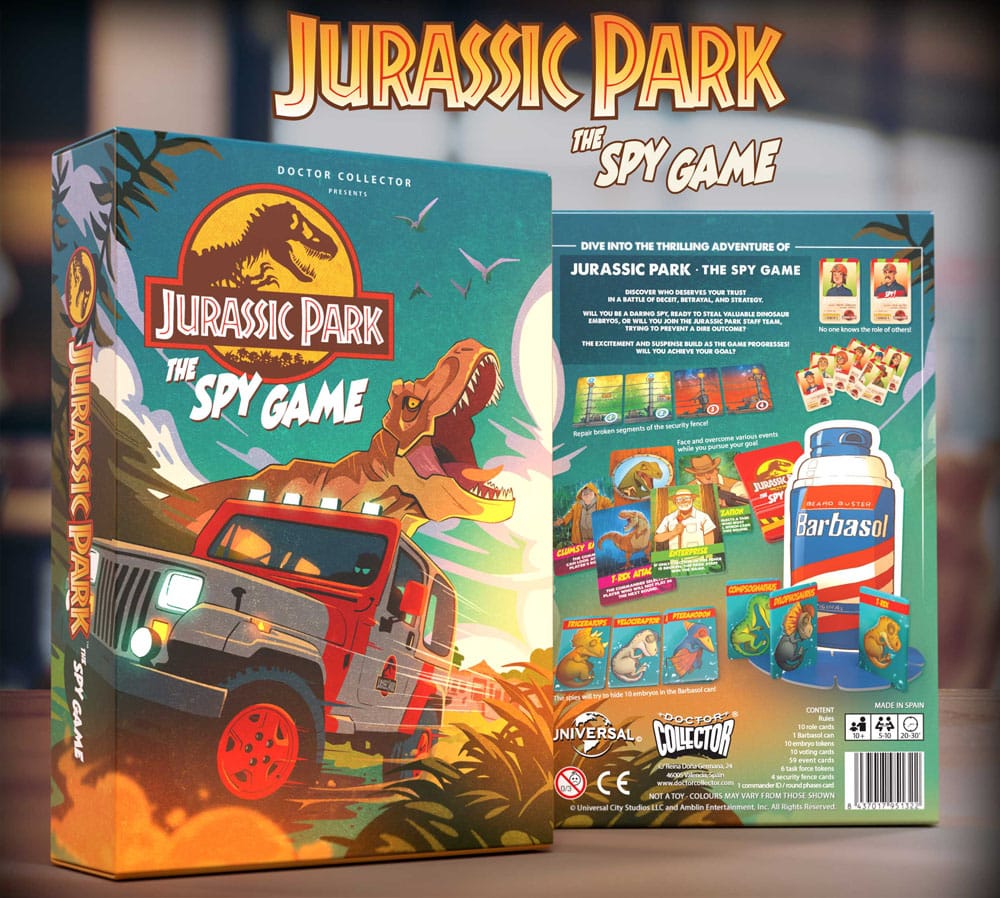 Jurassic Park Brettspiel The Spy Game *Englische Version* Image 2
