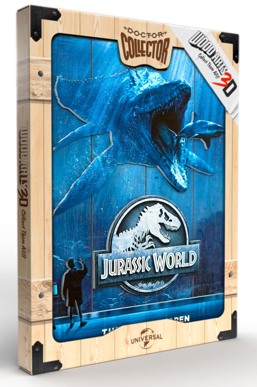 Jurassic World WoodArts 3D Holzdruck Mossasaurus 30 x 40 cm Image 7