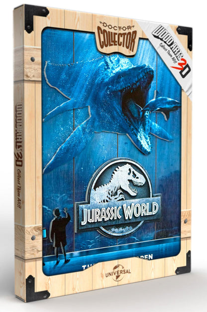 Jurassic World WoodArts 3D Holzdruck Mossasaurus 30 x 40 cm Image 7