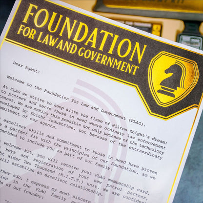 Knight Rider Geschenkbox F.L.A.G Agent Kit Image 7