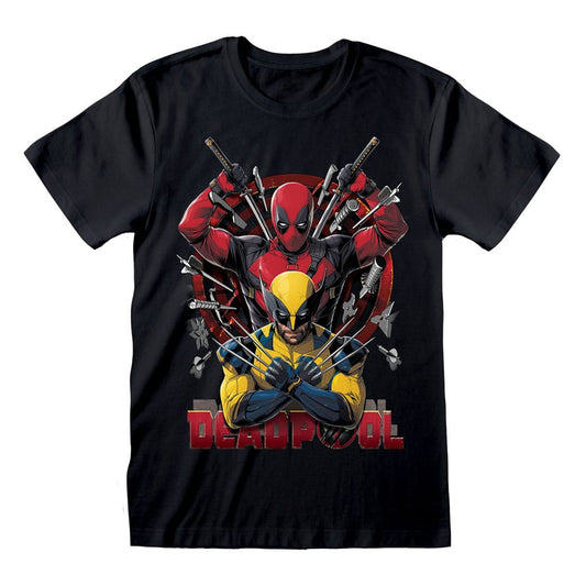 Deadpool T-Shirt Deadpool & Wolverine Weapons  Größe L Image