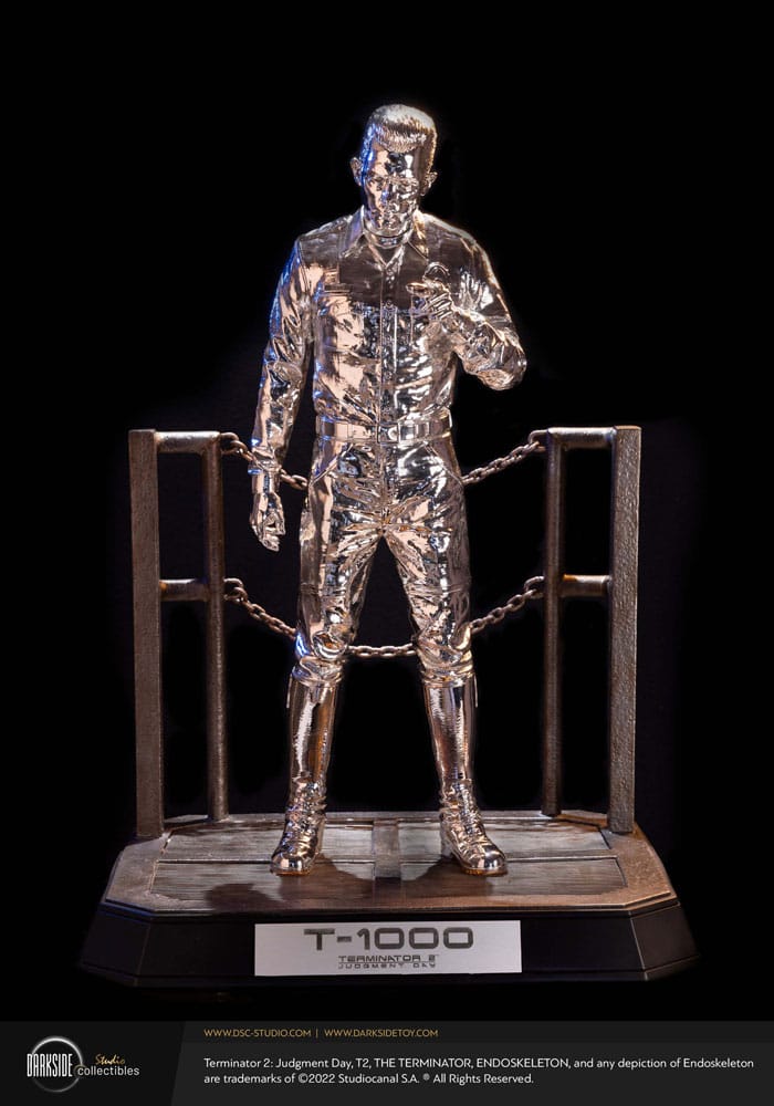 Terminator 2 Judgement Day Premium Statue 1/3 T-1000 Liquid Metal 30th Anniversary Edition 70 cm Image 1