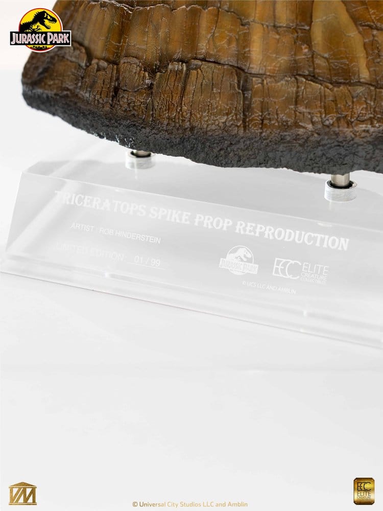 Jurassic Park Statue Triceratops Spike Prop (Reproduction) 19 cm Image 3