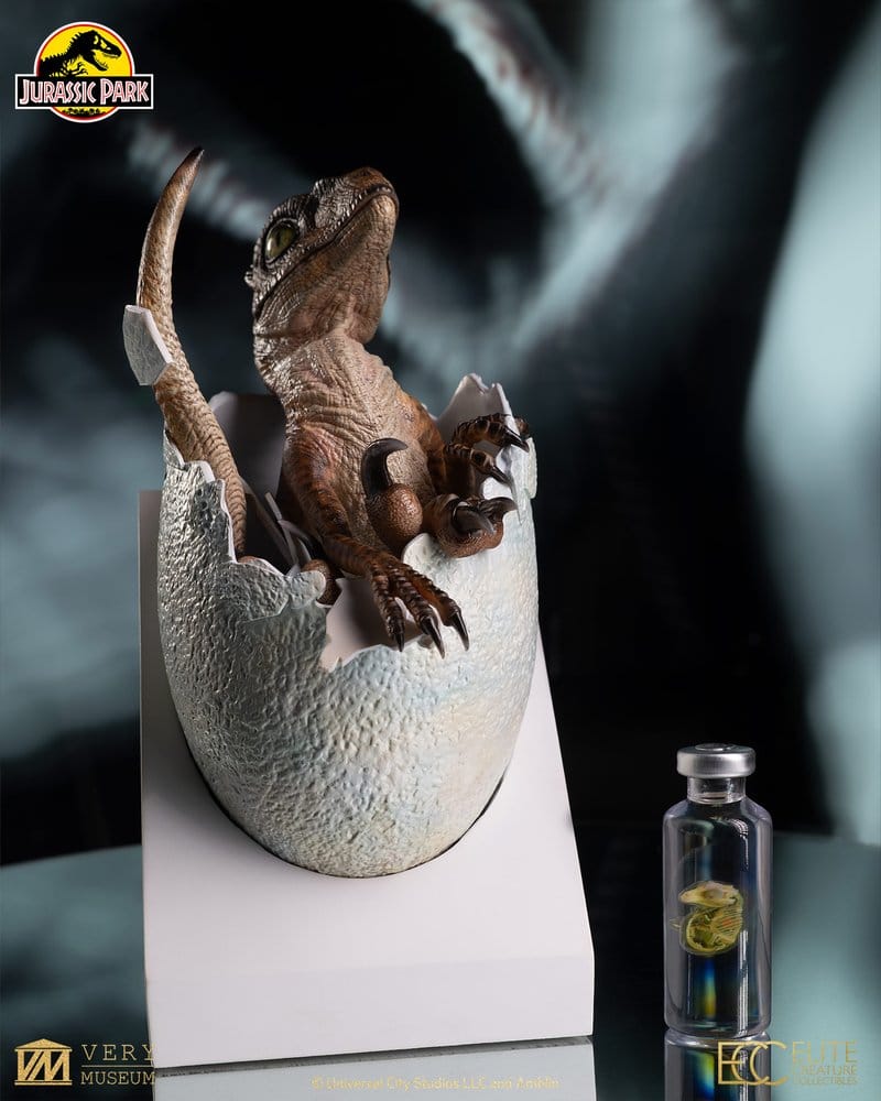 Jurassic Park Replik Velociraptor Hatching Egg 24 cm Image 19